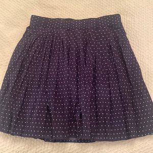 G/Fore pleated polka dot skirt